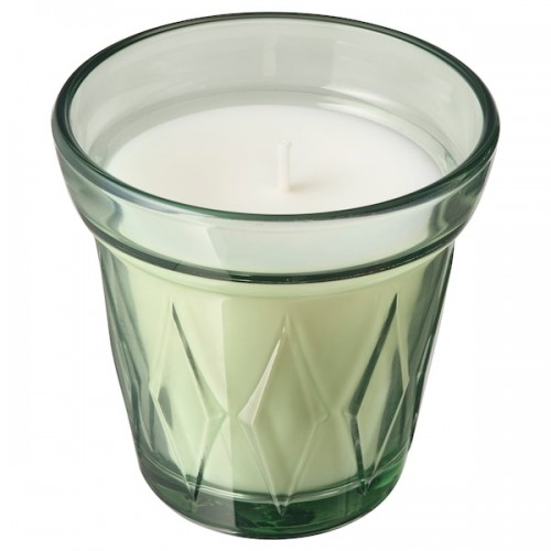 VÄLDOFT Scented candle in glass