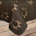 Bedding Sets| Bone Collector 3-Piece Brown King Comforter Set - QL36412