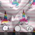 Bedding Sets| Boston Linen Magical Unicorn 2-Piece Pink Twin Duvet Cover Set - QP98588