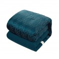 Bedding Sets| Chic Home Design Arlow 12-Piece Teal Blue King Comforter Set - BX72661
