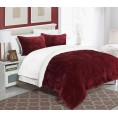 Bedding Sets| Chic Home Design Josepha 7-Piece Red Queen Comforter Set - GI75338