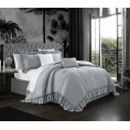 Bedding Sets| Chic Home Design Kensley 5-Piece Grey King Comforter Set - NS59265