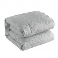 Bedding Sets| Chic Home Design Meredith 10-Piece Grey King Comforter Set - LV25787