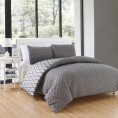 Bedding Sets| Chic Home Design Ora 3-Piece Grey King Comforter Set - EM05375