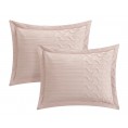 Bedding Sets| Chic Home Design Shalya 4-Piece Blush Queen Quilt Set - QI71562