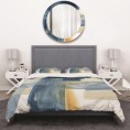 Bedding Sets| Designart 3-Piece Blue King Duvet Cover Set - IX55070