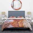 Bedding Sets| Designart 3-Piece Brown Twin Duvet Cover Set - SM35280