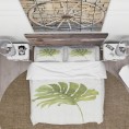 Bedding Sets| Designart 3-Piece Green Queen Duvet Cover Set - BP45761