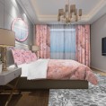Bedding Sets| Designart 3-Piece Pink Queen Duvet Cover Set - RY68883