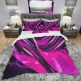 Bedding Sets| Designart 3-Piece Pink Twin Duvet Cover Set - JE13964