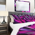 Bedding Sets| Designart 3-Piece Pink Twin Duvet Cover Set - JE13964