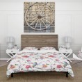 Bedding Sets| Designart 3-Piece White Queen Duvet Cover Set - OL10106