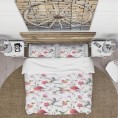 Bedding Sets| Designart 3-Piece White Queen Duvet Cover Set - OL10106