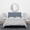 Bedding Sets| Designart 3-Piece White Twin Duvet Cover Set - PZ15509