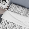 Bedding Sets| Designart Designart Duvet covers 3-Piece Black Twin Duvet Cover Set - WT16377