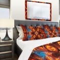 Bedding Sets| Designart Designart Duvet covers 3-Piece Blue King Duvet Cover Set - JA26171
