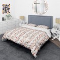 Bedding Sets| Designart Designart Duvet covers 3-Piece Brown Queen Duvet Cover Set - MK40614