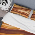Bedding Sets| Designart Designart Duvet covers 3-Piece Brown Queen Duvet Cover Set - AR09078