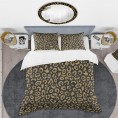 Bedding Sets| Designart Designart Duvet covers 3-Piece Gold Twin Duvet Cover Set - CI92633