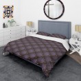 Bedding Sets| Designart Designart Duvet covers 3-Piece Grey Queen Duvet Cover Set - TU71742