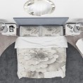 Bedding Sets| Designart Designart Duvet covers 3-Piece Grey Twin Duvet Cover Set - UC06183
