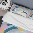 Bedding Sets| Designart Designart Duvet covers 3-Piece Multi-color King Duvet Cover Set - AL69563