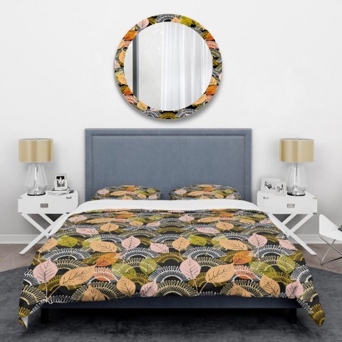 Bedding Sets| Designart Designart Duvet covers 3-Piece Multi-color Queen Duvet Cover Set - ON16187