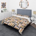 Bedding Sets| Designart Designart Duvet covers 3-Piece Multi-color Twin Duvet Cover Set - IP61184