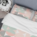 Bedding Sets| Designart Designart Duvet covers 3-Piece Pink Queen Duvet Cover Set - ZH18264