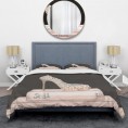 Bedding Sets| Designart Designart Duvet covers 3-Piece Pink Twin Duvet Cover Set - MT31889