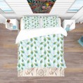 Bedding Sets| Designart Designart Duvet covers 3-Piece White Queen Duvet Cover Set - MQ87406