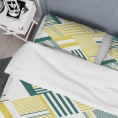 Bedding Sets| Designart Designart Duvet covers 3-Piece Yellow Queen Duvet Cover Set - LE95717