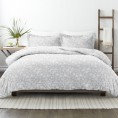 Bedding Sets| Ienjoy Home Home 3-Piece Light Gray Full/Queen Duvet Cover Set - XQ57531