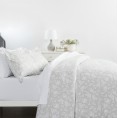 Bedding Sets| Ienjoy Home Home 3-Piece Light Gray Full/Queen Duvet Cover Set - XQ57531
