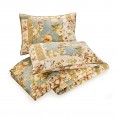Bedding Sets| Modern Heirloom Floral patch qlt st 3-Piece Ivory King Quilt Set - WX79543