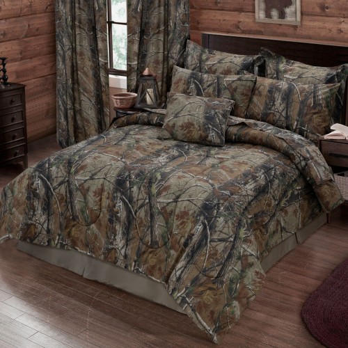 Bedding Sets| REALTREE Realtree All Purpose 3-Piece Camo Twin Comforter Set - HM77300