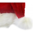 10 Pack of Plush Santa Hats Christmas Hats Bulk Elf Hat Traditional Red Xmas Hats Funny Party Hats