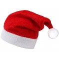 6 pcs Soft Plush Santa Hat Cap|Xmas Holiday Hat|Christmas Hats|Santa Claus Cap，for Christmas New Year Festive Holiday Party Supplies，Velvet Plush Super Soft Thickening for Adult and Kids soft plush