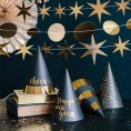 Amosfun 20pcs 2020 Happy New Year Cone Hats Party Hats New Years Eve Party Favors Party Photo Booth Props Mixed Pattern