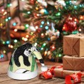 Beautiful panda bamboo Christmas Hat Santa Hat Xmas Holiday Hat Unisex Velvet Comfort Christmas Hats New Year Party