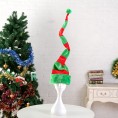 Christmas Elf Hat Long Striped Felt and Plush Novelty Funny Elf Hat | Christmas Accessory Party Favors One Size for All Green