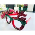 Christmas Fancy Funny Glasses Santa Claus Hat Reindeer Sunglasses Costume Ornaments Party Decoration Glasses