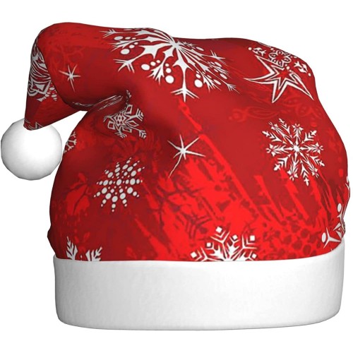 Christmas Hat Santa Hat,Xmas Hat Holiday For Adults Unisex Santa Hat For New Year Party Supplies
