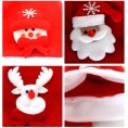 Christmas Santa Hats Flashing Party Hats Luminous Santa Hat for Adults Xmas Holiday Party Costume Reindeer
