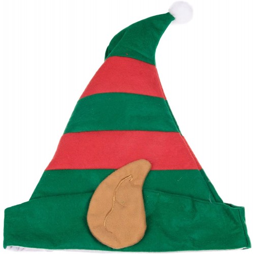 Clever Creations Christmas Party Hat for Kids and Adults Fun Unisex Costume Hat One Size Fits Most Elf Ears