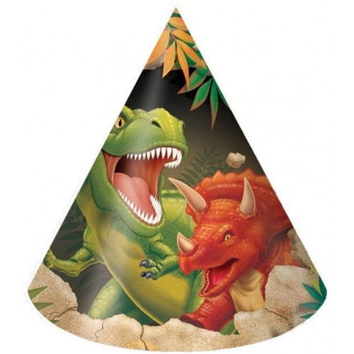 Creative Converting Dino Blast 24 Count Child Party Hats