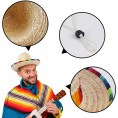 DOMESTAR Mexican Sombrero Hat Straw Hat Mexican Costume Sombrero for Cinco de Mayo Spanish Fiesta