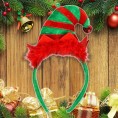 Frcolor Elf Hat Headband Christmas Halloween Holiday Party Cute Hair Hoop Headwear for kids adult girls