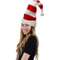 Funny Party Hats Christmas Hats Candy Holiday Theme Hats Santa Hats Red and White Santa Hats