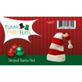 Funny Party Hats Christmas Hats Candy Holiday Theme Hats Santa Hats Red and White Santa Hats